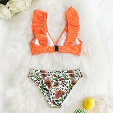 Load image into Gallery viewer, Ruffled High Waisted Bikini Set