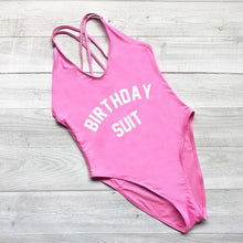 Load image into Gallery viewer, BIRTHDAY One Piece Swimsuit