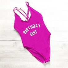 Load image into Gallery viewer, BIRTHDAY One Piece Swimsuit