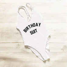 Load image into Gallery viewer, BIRTHDAY One Piece Swimsuit