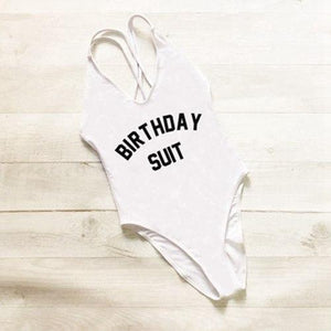 BIRTHDAY One Piece Swimsuit