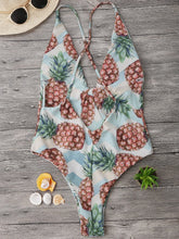 Load image into Gallery viewer, Pineapple One Piece Swimsuit