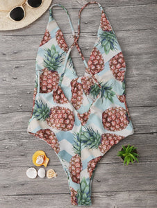 Pineapple One Piece Swimsuit