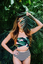 Load image into Gallery viewer, Tropical Print One Piece Swimsuit