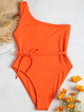 Load image into Gallery viewer, One Shoulder  Swimsuit