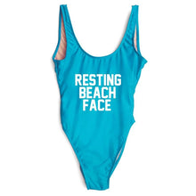 Load image into Gallery viewer, RESTING BEACH FACE Swimsuit