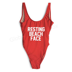 RESTING BEACH FACE Swimsuit