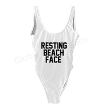 Load image into Gallery viewer, RESTING BEACH FACE Swimsuit