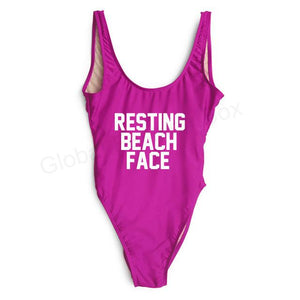 RESTING BEACH FACE Swimsuit