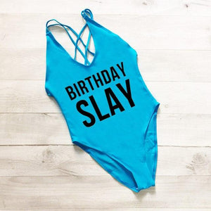 BIRTHDAY SLAY Swimsuit