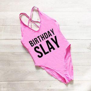 BIRTHDAY SLAY Swimsuit