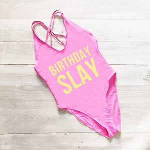 BIRTHDAY SLAY Swimsuit