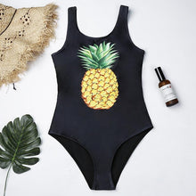 Load image into Gallery viewer, Pineapple Print One - Piece swimsuit