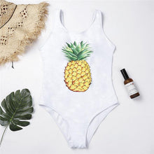 Load image into Gallery viewer, Pineapple Print One - Piece swimsuit