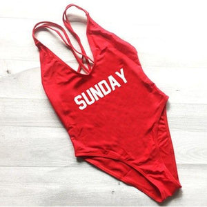 SUNDAY One Piece Swimsuit