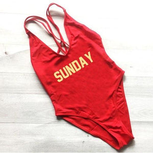 SUNDAY One Piece Swimsuit