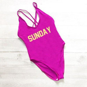 SUNDAY One Piece Swimsuit