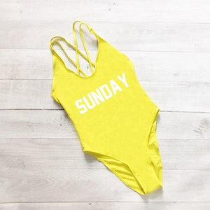 SUNDAY One Piece Swimsuit