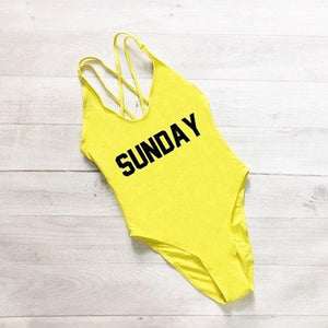 SUNDAY One Piece Swimsuit