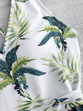 Load image into Gallery viewer, Charming Pineapple and Leaf Print One Piece Swimsuit