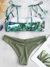 Load image into Gallery viewer, Palm Leaf Two Piece Bikini Set