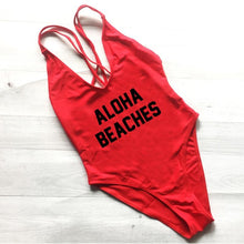 Load image into Gallery viewer, Aloha Beaches Swimsuit