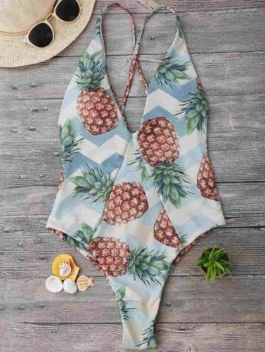 Pineapple One Piece Swimsuit