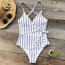 Load image into Gallery viewer, Striped Swimsuit