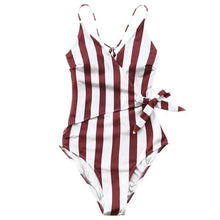 Load image into Gallery viewer, Striped Swimsuit