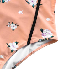 Load image into Gallery viewer, Floral Print One Piece Bikini Set