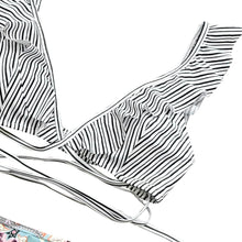 Load image into Gallery viewer, Floral Ruffle Two Piece Bikini Set