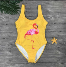 Load image into Gallery viewer, Flamingo Swimsuit