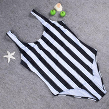 Load image into Gallery viewer, One Piece Striped Swimsuit