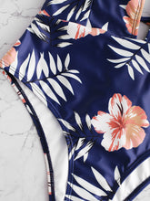 Load image into Gallery viewer, Floral Print One Piece Swimsuit