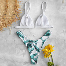 Load image into Gallery viewer, Tropical Vibes Two Piece Bikini Set