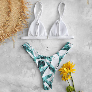 Tropical Vibes Two Piece Bikini Set