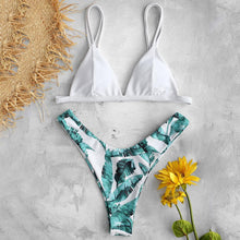 Load image into Gallery viewer, Tropical Vibes Two Piece Bikini Set