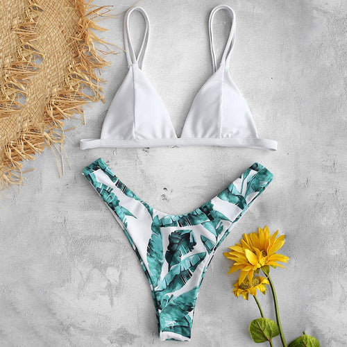 Tropical Vibes Two Piece Bikini Set