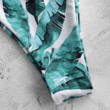 Load image into Gallery viewer, Tropical Vibes Two Piece Bikini Set