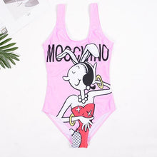 Load image into Gallery viewer, Cartoon Striped Swimsuit