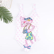 Load image into Gallery viewer, Cartoon Striped Swimsuit