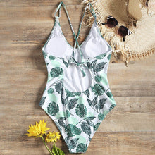 Load image into Gallery viewer, One Piece Leaf Swimsuit