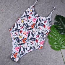 Load image into Gallery viewer, Floral Print Swimsuit