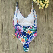 Load image into Gallery viewer, Floral Print Swimsuit