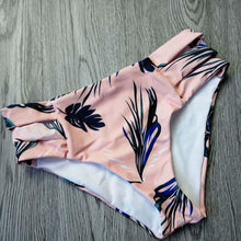 Load image into Gallery viewer, Tropical Palm Leaf Push Up Two Piece Bikini Set