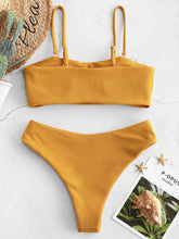 Load image into Gallery viewer, Bandeau Two Piece Bikini Set