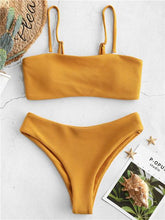 Load image into Gallery viewer, Bandeau Two Piece Bikini Set