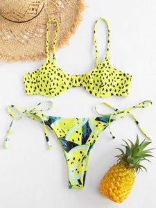 Watermelon Two Piece Bikini Set