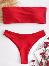 Load image into Gallery viewer, Bandeau Two Piece Bikini Set