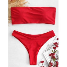 Load image into Gallery viewer, Bandeau Two Piece Bikini Set